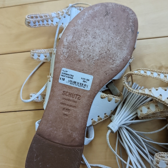 Gorgeous Schutz Leather Gladiator Sandals ✨ - Picture 3 of 3